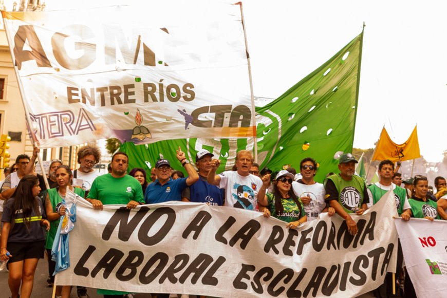 AGMER para contra la reforma laboral