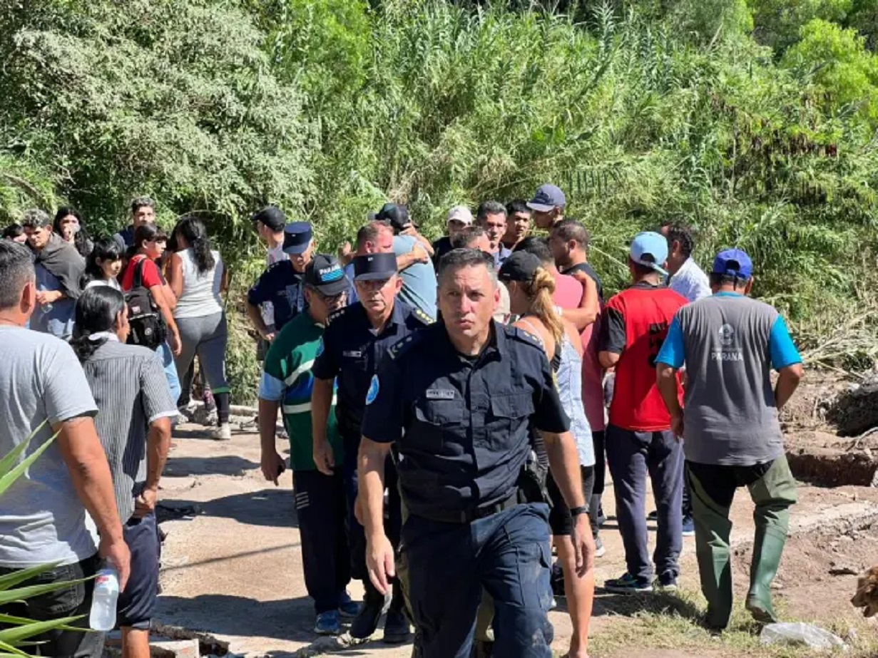 Cuerpo de la niña arrastrada por un arroyo durante el temporal fue encontrado