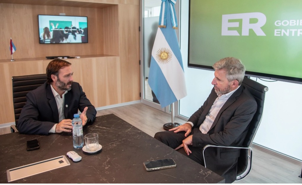 Frigerio y Azcué hablaron de obras conjuntas entre municipio y provincia