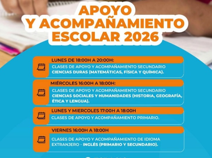  Acompañamos el camino escolar 2026