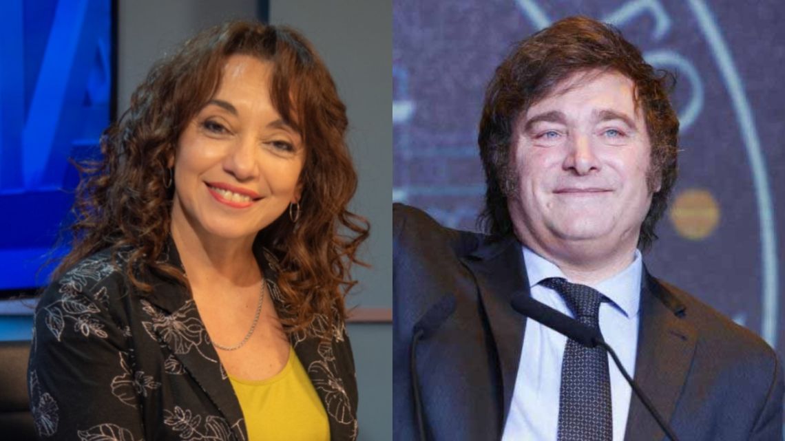 La locutora de la Fiesta Nacional del Mate leyó un insulto contra Javier Milei