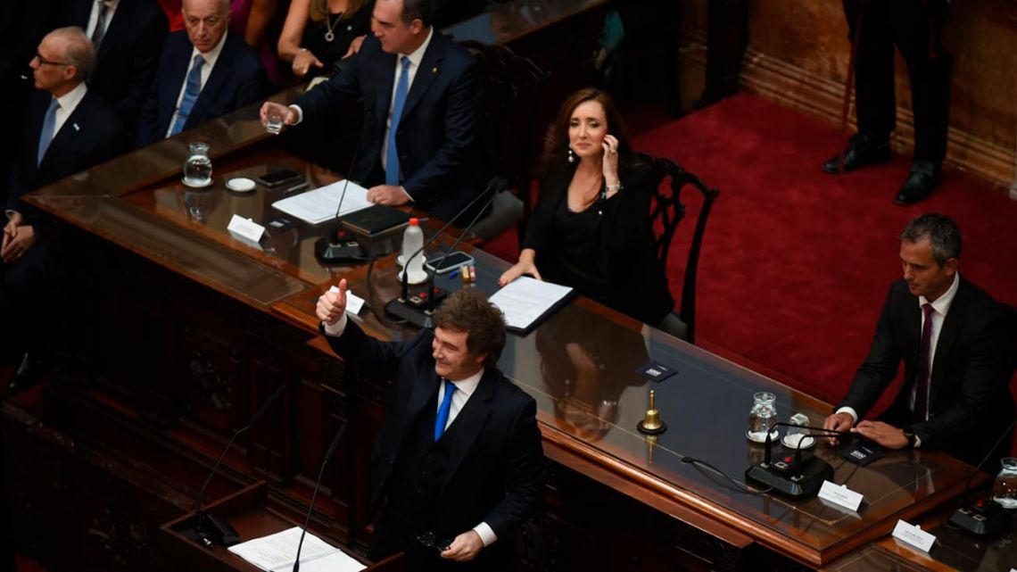 Javier Milei lanzó más de 20 insultos y anunció una nueva “arquitectura institucional” en el Congreso