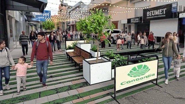 Genera controversias el proyecto de extender la peatonal de Concordia
