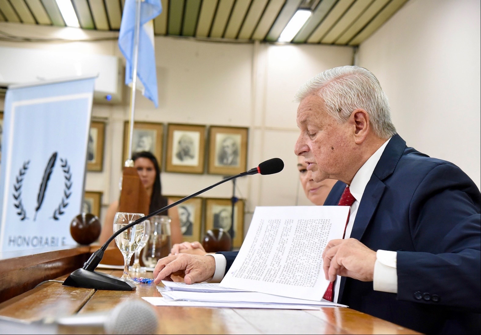 También Lauritto habló de obras y un ámbito económico adverso