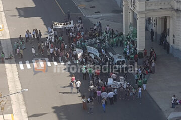 ATE se movilizó en el marco de un paro nacional