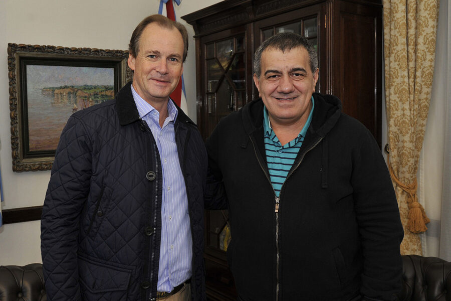 Una foto que rompe comparaciones de Bordet con Macri