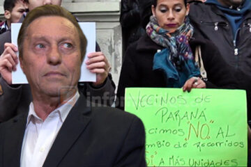 Marcharon para que Varisco frene cambios de recorridos