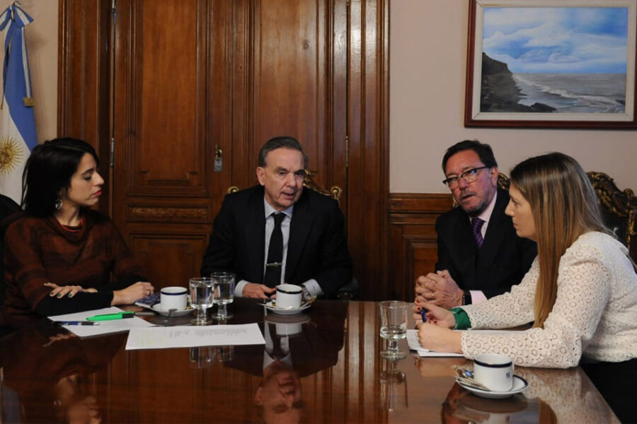 Guastavino con Pichetto y las diputadas más activas a favor