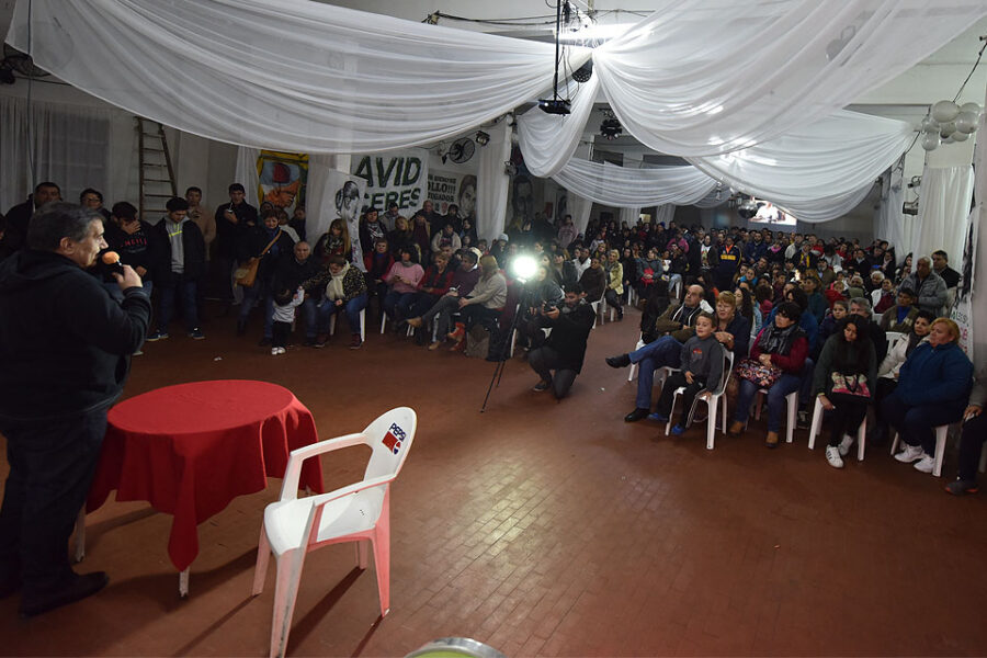 Cáceres le dijo a su tropa que está con Bordet y evitó chocar con Bahl