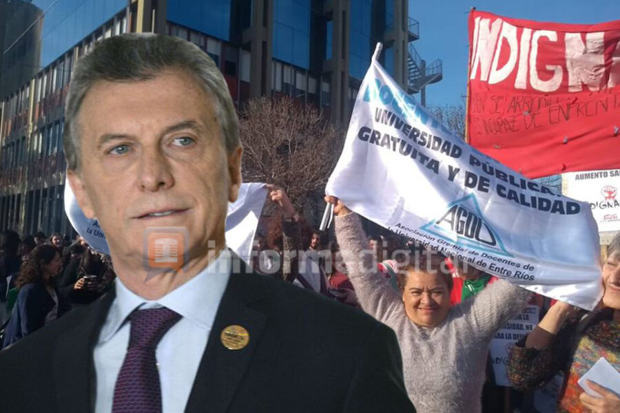 En la UNER muestran el recorte de Macri con una olla popular