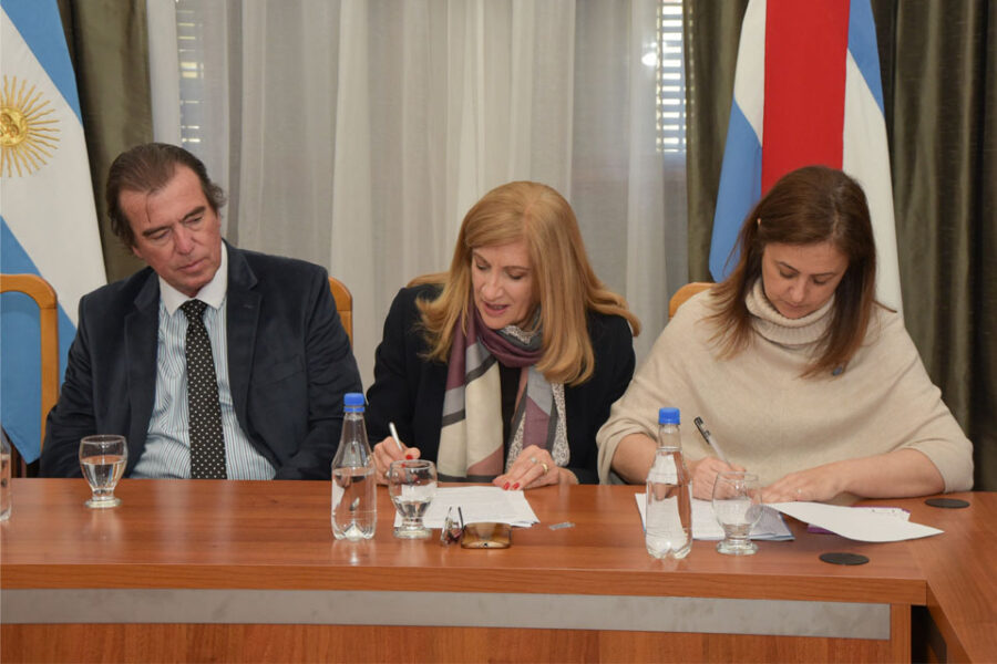 Romero firmó convenio con Nación para prevención de violencia