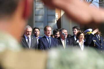 Bordet contra la grieta en homenaje a San Martín