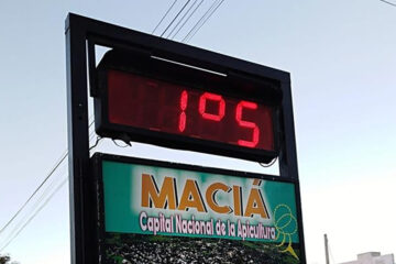 Intenso frío en Maciá