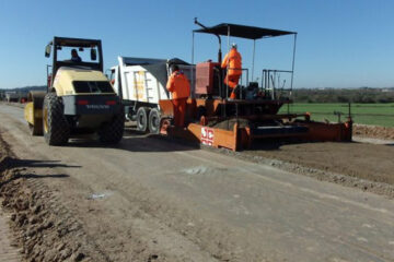 Constructora frenó obra en Ruta 18