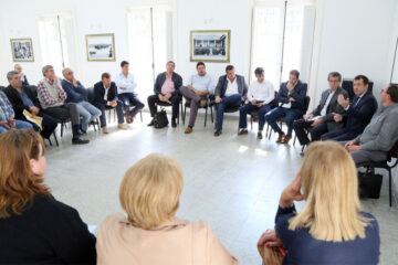 Intendentes del PJ respaldaron a Bordet