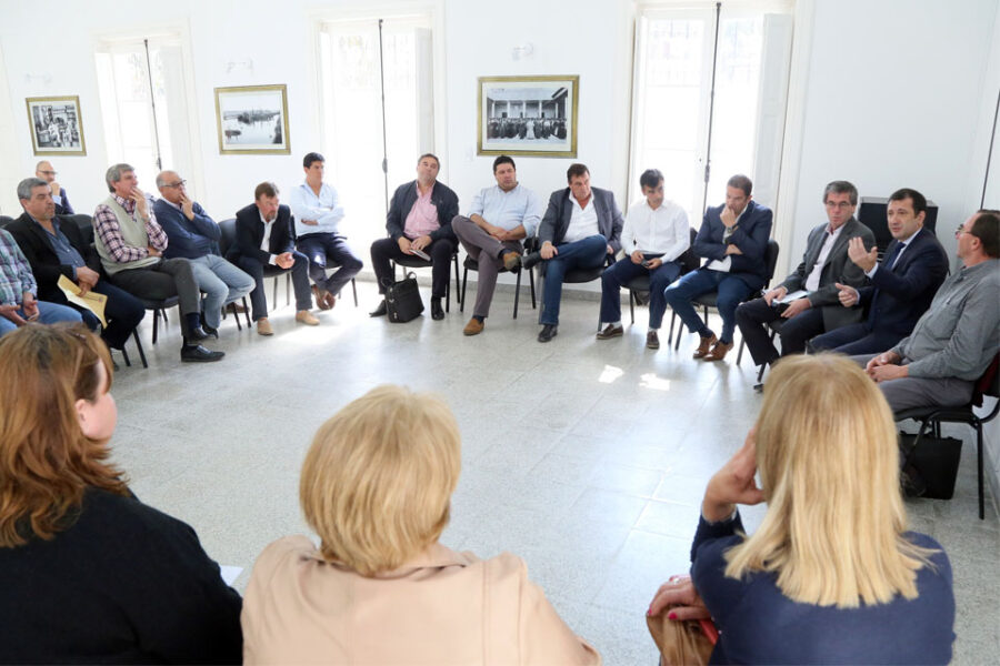 Intendentes del PJ respaldaron a Bordet