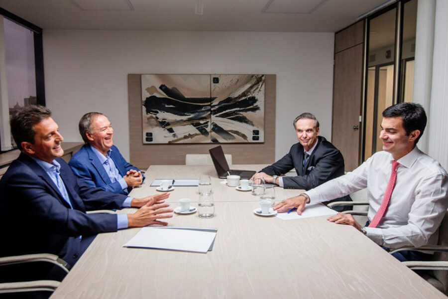 Massa, Urtubey, Schiaretti y Pichetto dieron el primer paso para unir al peronismo federal (se incorporaría el gobernador de Entre Ríos)