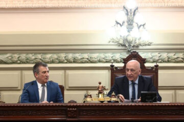 Urribarri y Bonfatti encabezaron encuentro contra recortes de Nación