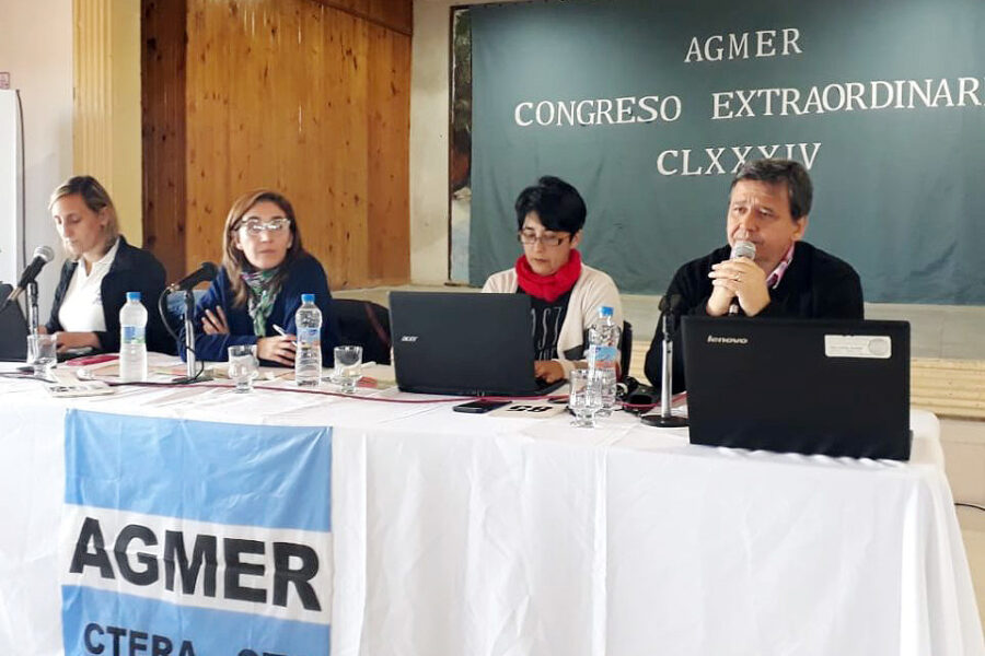 AGMER aprobó demandas y fechas de paro