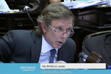 Cómo defendió Bahillo su voto a favor en el recinto