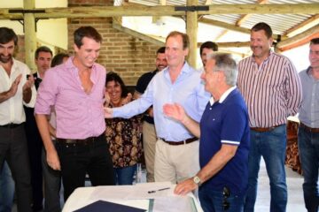 Cresto y Bordet encaran la repavimentación del Perilago