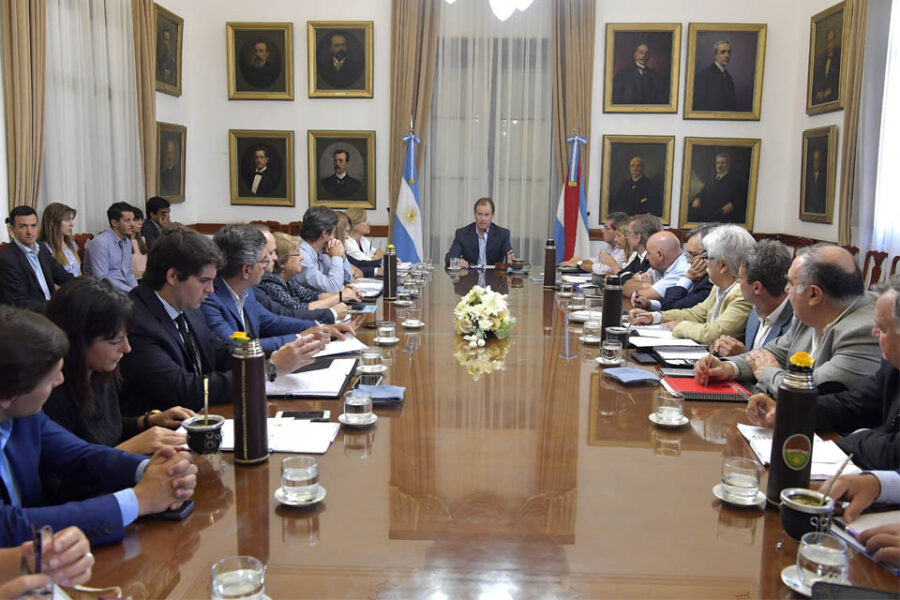 Bordet no habló de la reunión con Urribarri