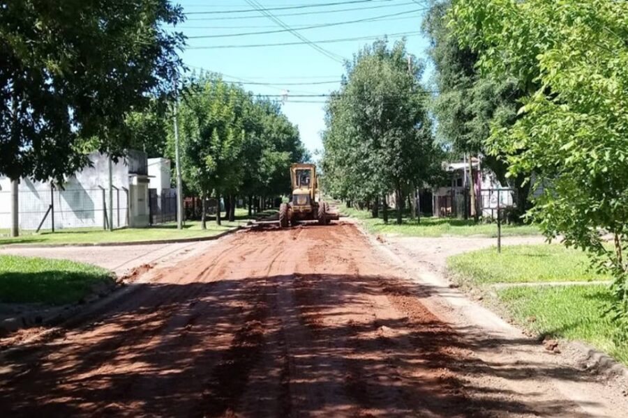 El municipio continúa con la recuperación de la red vial