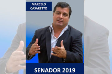 Casaretto formalizó su candidatura a senador