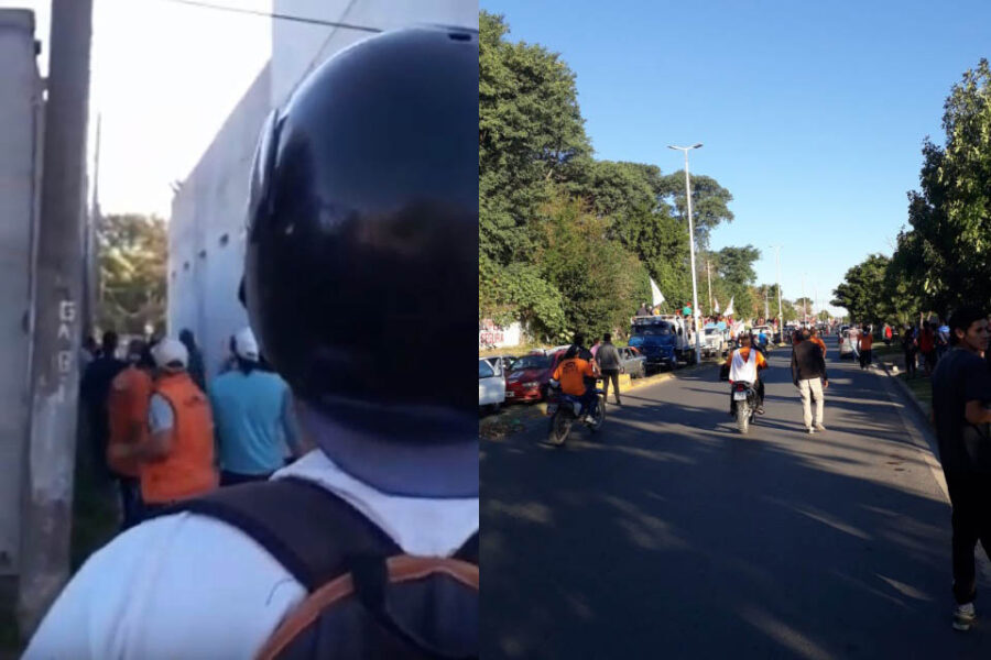 Video: lesionados y tiros en la caravana de Varisco