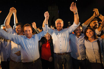 Benedetti y Varisco cerraron campaña con críticas al PJ