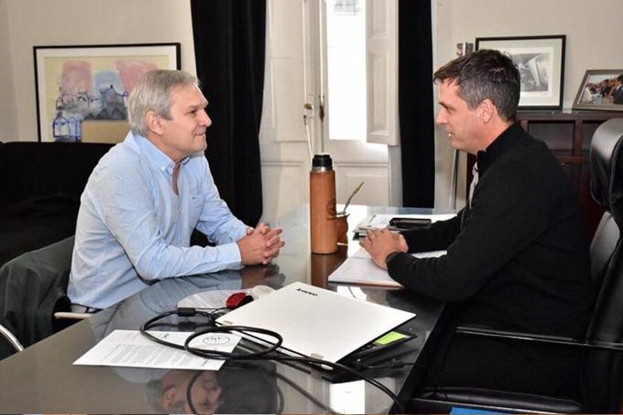 Cresto también se sacó la foto con Jakimchuk