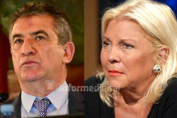 Sólo Urribarri salió a responderle a Carrió