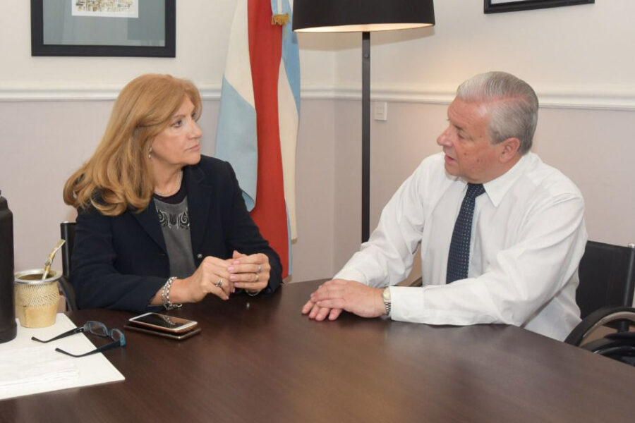 Lauritto y Romero acuerdan cómo pagar una nueva comisaría