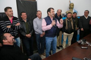 Quiere los votos de Bordet para Alberto Fernández