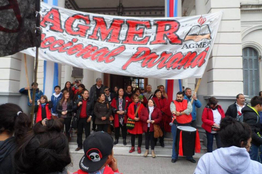 Una seccional de Agmer pide que Bordet reabra la paritaria