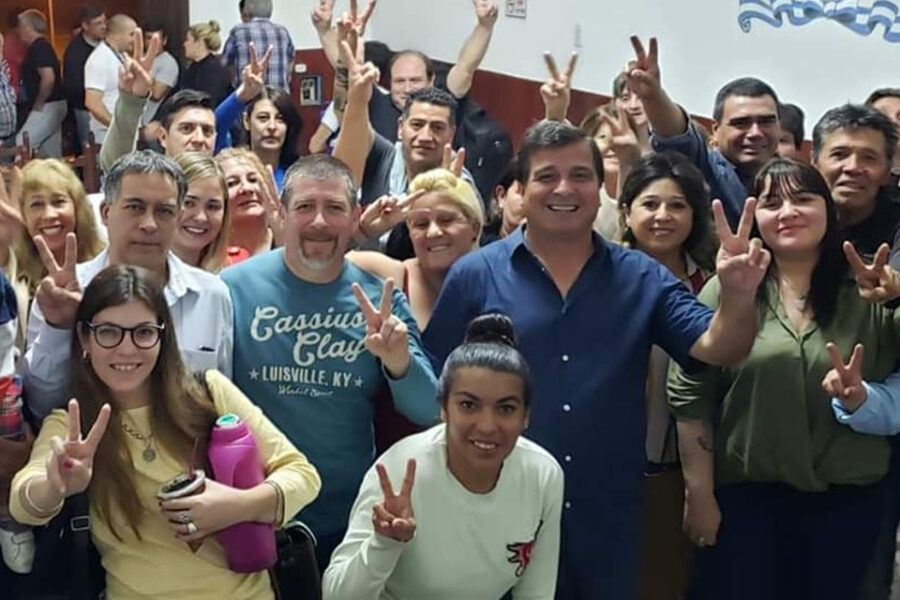 Casaretto hizo campaña en municipio de Cambiemos complicado con el pago de sueldos