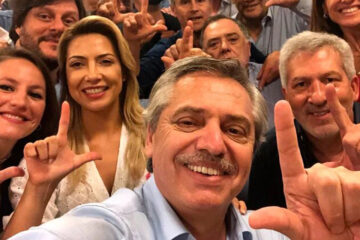 Quiénes son los que están en el festejo íntimo de Alberto