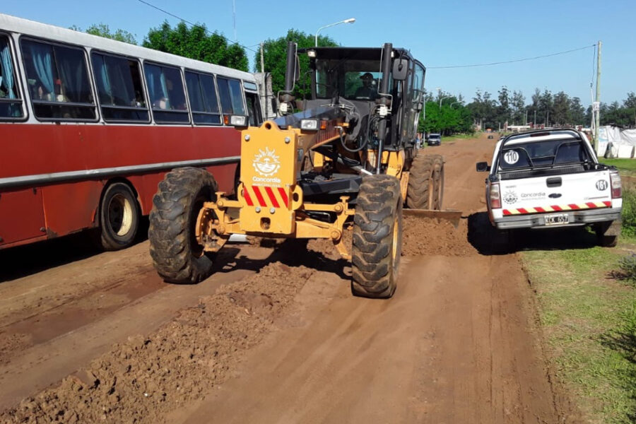 Mantenimiento de calles de ripio