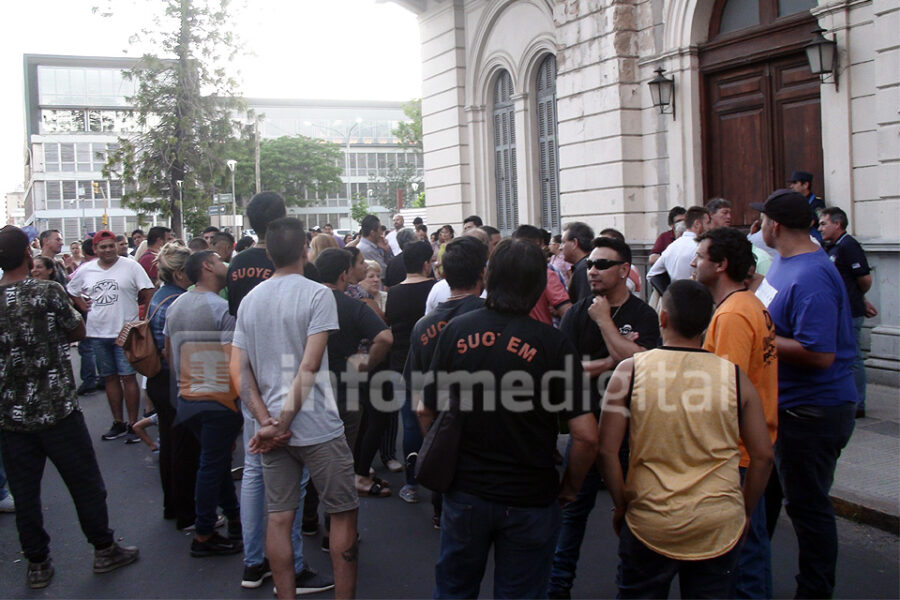 Protestaron contra la prohibición a las protestas