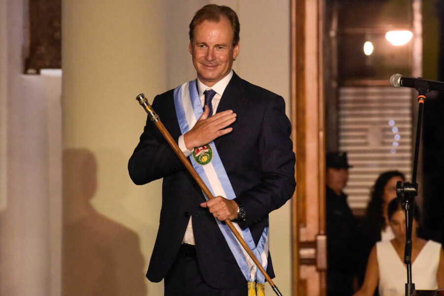 Video: el discurso de Bordet y la jura de ministros