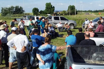 Productores preparan camionetazo en Paraná