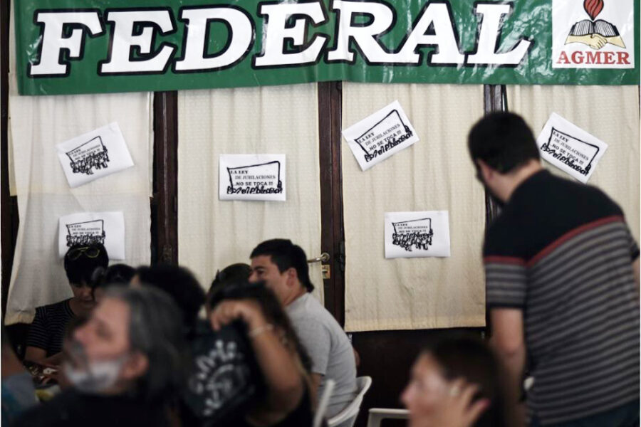 AGMER decretó paro y no empiezan las clases en Ente Ríos