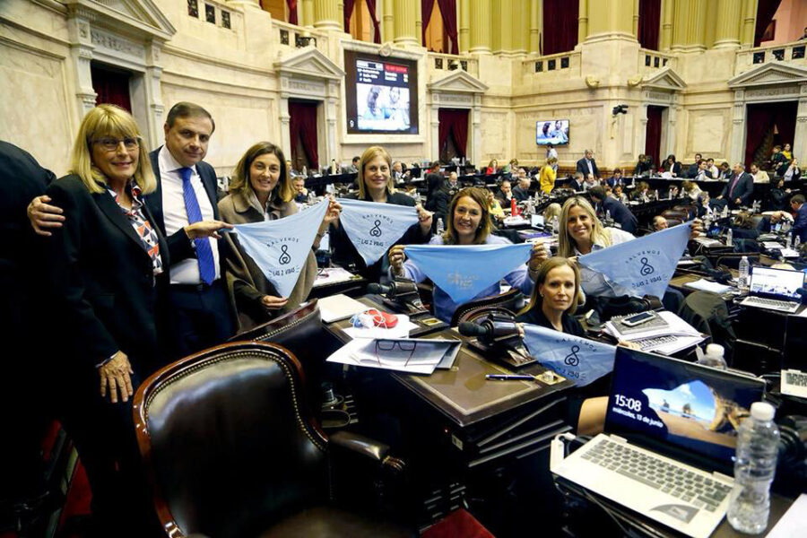 Entrerriana presentó proyecto celeste en el Congreso