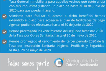 Medidas impositivas por la emergencia