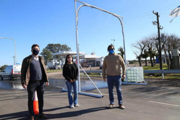 Concejales visitaron el acceso Sur