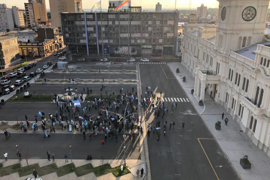 Postales de la marcha opositora en Entre Ríos