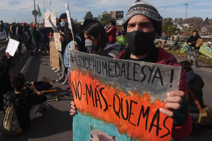 Paraná y Victoria vuelven a marchar por una Ley de Humedales