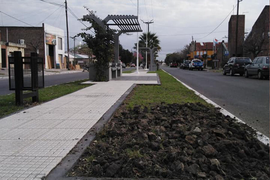 Avenida San Martín avanza en la segunda etapa