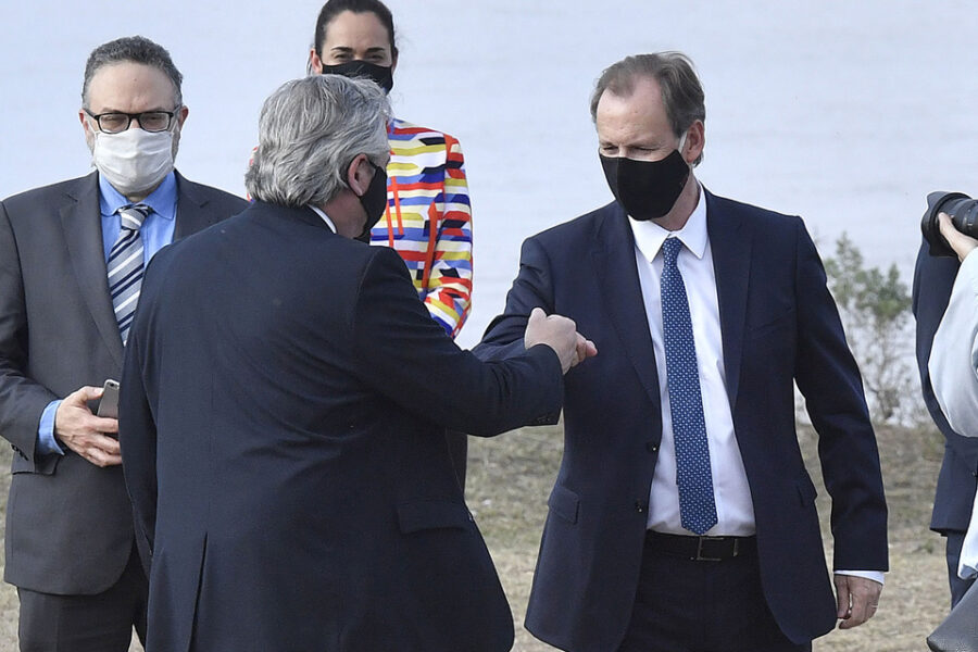 Bordet firmó una solicitada en apoyo a Alberto