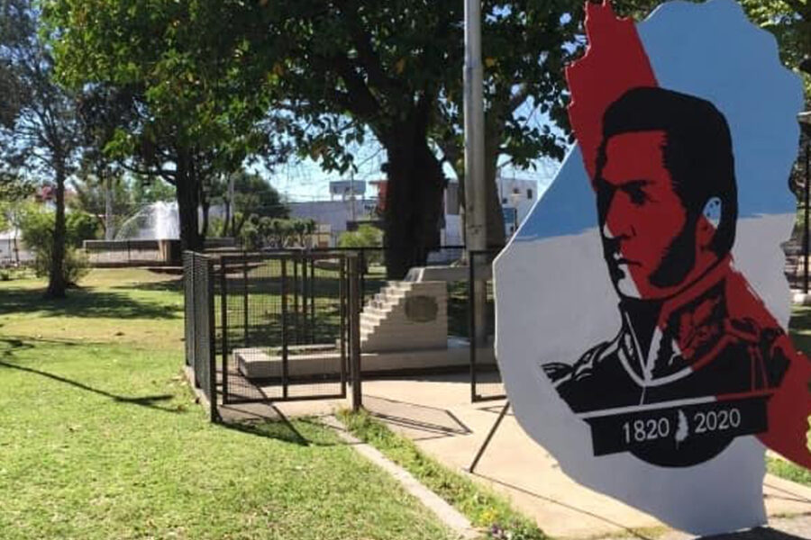 Maqueta alusiva por el Bicentenario de la República de Entre Ríos